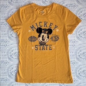 Disney Parks Disneyland Mickey State Vintage T shirt with Velvet Ears Size Large